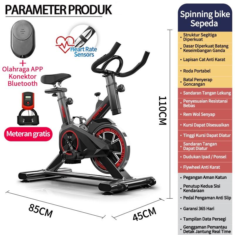 Sepeda Statis Spinning Bike Sepeda Olahraga Sepeda Rumah Berputar / Peralatan Olahraga Sangat Tenang