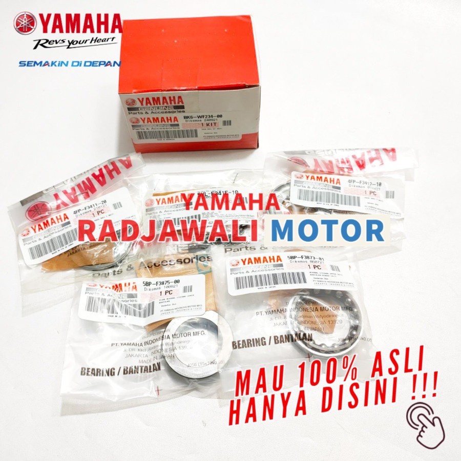 KOMSTIR COMSTIR R15 V3, NEW VIXION 2017-2022, VIXION R ASLI ORIGINAL YAMAHA BK6-WF234-00 ORIGINAL