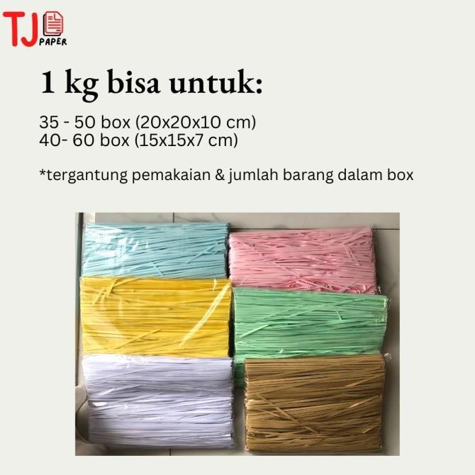 

(1 kg) Kertas Serut / Cacah / Potongan / Shredded Paper / Isi Hampers