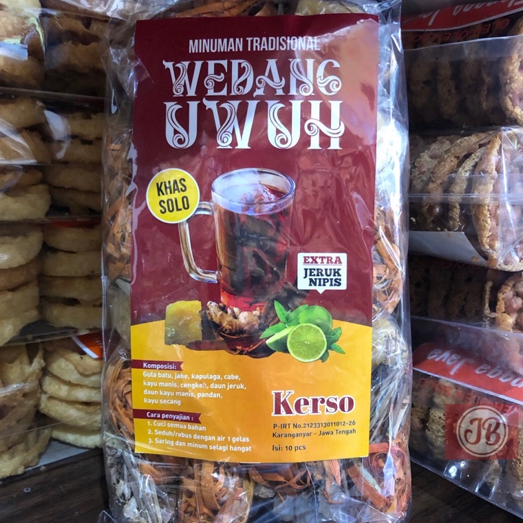 

Stok Banyak.. Wedang Uwuh Kerso Extra Jeruk Nipis - Daun Kelor 80