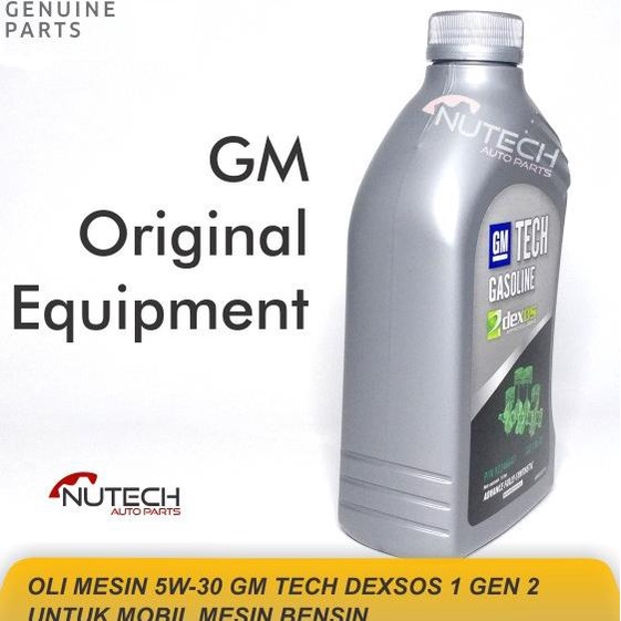 OLI MESIN BENSIN 5W 30 5W30 FULL SINTETIS GM TECH DEXOS 1 GEN 2