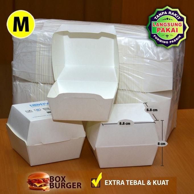 

Terbaru Kotak Dus Box Burger PUTIH | M - ( 50 Pcs )