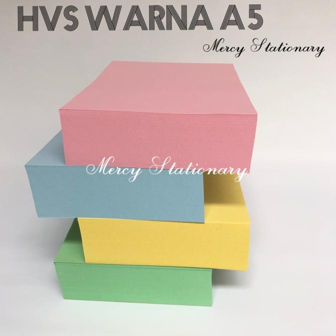 

Kertas HVS Warna A5 70 Gr - 1 Rim 500 Lembar