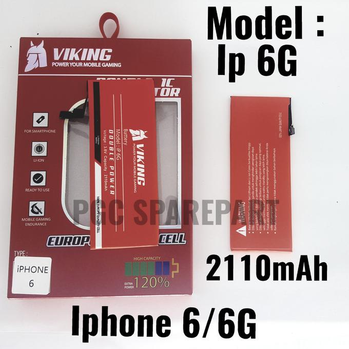 Baterai Viking Iphone 6/iphone 6G - Batre Batere Baterei Batrei