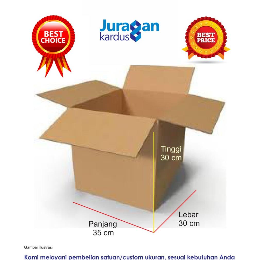 

7.7 Kardus Polos 35x30x30 cm