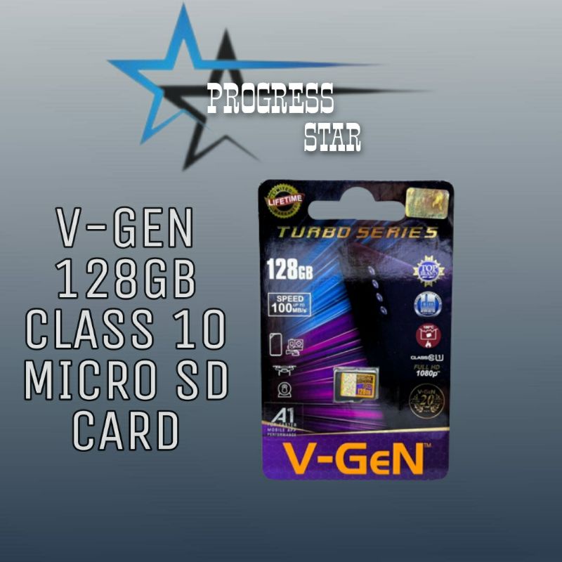 V-GeN Micro SD 128 Gb Turbo | Memory Card | Vgen