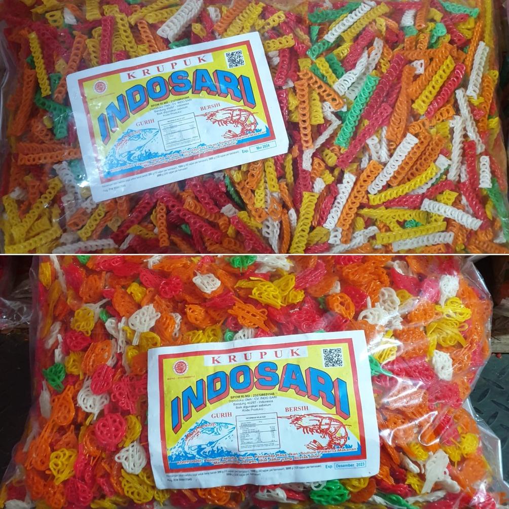 

Sale 7.7 [Bal] Kerupuk Krupuk Indosari Kepang warna / Mawar Warna 5 kg - KEPNUS / MNUS / KNUS/MPNUS