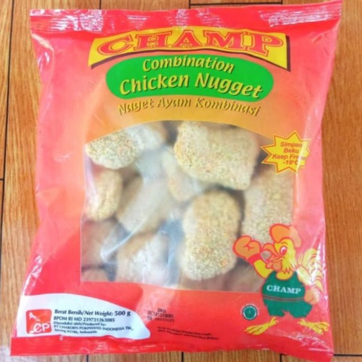 

Champ chichken nugget 500gr naget ayam