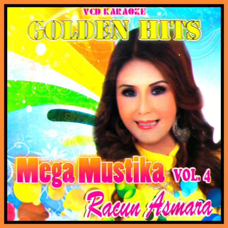 Kaset VCD Musik Bisa Karaoke 14 Lagu Dangdut Mega Mustika Pilihan Album Terviral.
