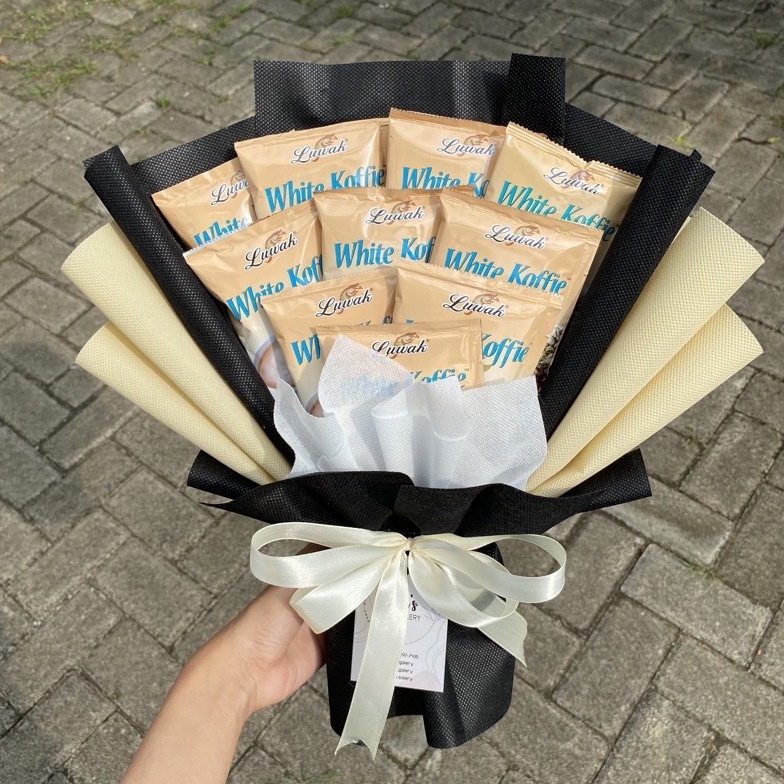 

Miliki [Pre-Order] Isi 10 20 Buket Kopi Luwak White, Luwak mini, Luwak Hitam sachet murah. Bouquet wisuda. Bucket. kado cowok 05Q