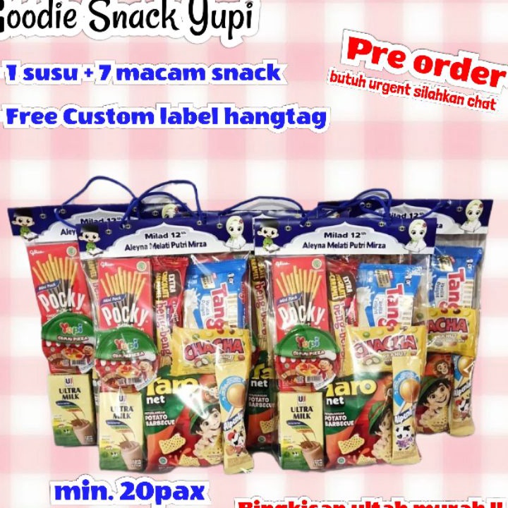 

>D2289) ⭐⭐⭐⭐⭐ Paket snack ultah YUPI || Snack Ultah anak || Paket snack ultah murah || Snack ulangtahun surabaya