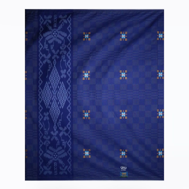 Sarung BHS Classic Gold Motif SSA Biru
