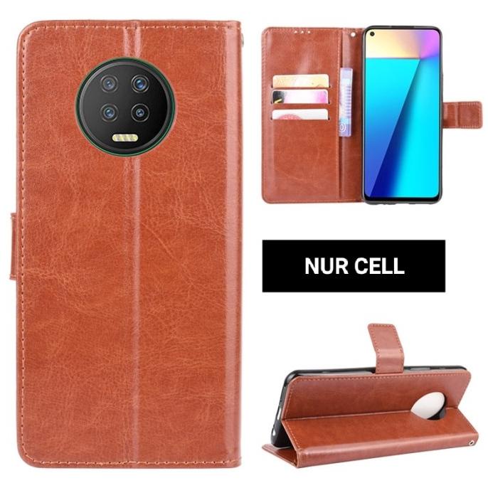 Flip Wallet INFINIX NOTE 7 - Note 7 Leather Flip Case Wallet Sarung Hp
