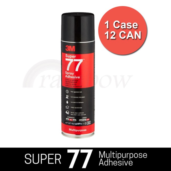 

Terlaris Lem 3M Super 77 Multipurpose Spray Adhesive (Lem Semprot)