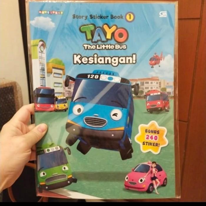 

Buku Stiker Tayo Kesiangan Iconix Tayo Sticker Book Tayo The Little Bu