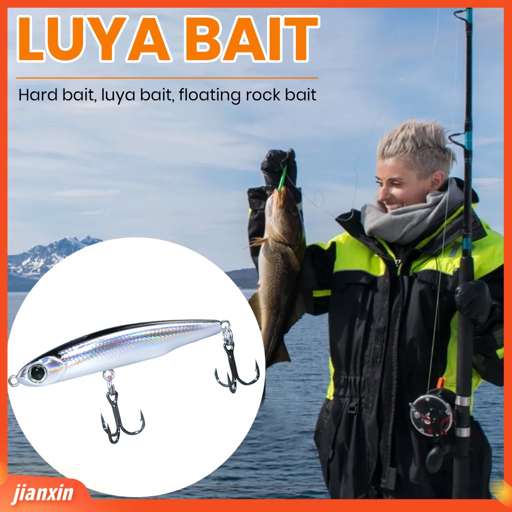 [Jianxin] 8.3g/12g/17g Umpan Bionik Simulasi Kait Treble Menggoda Realistis Angling Pensil Tenggelam Mikro Umpan Jalan Memancing Luar Ruangan