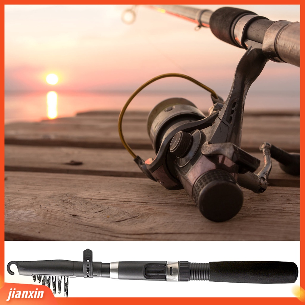 [Jianxin] 1.8-3.6m Ergonomic Handle Ceramic Guiding Ring Flexible Spring Sensitive Tip Fiberglass Sea Rod Air Asin Air Tawar Telescopic Fishing Rod Untuk Pecinta Memancing