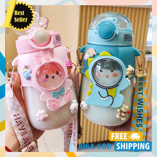 Botel Munum Kids Sedotan Anti Tumpah Tumblr Botol Minum Ank Laki Laki Perempuan Bpa Free Botop Minum