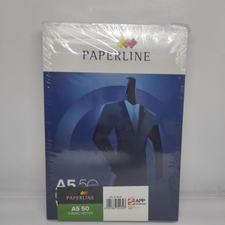 

BLOCK NOTE A5 HVS WRITING MEMO FLIPOVER PAD PAPERLINE ISI 50 LEMBAR