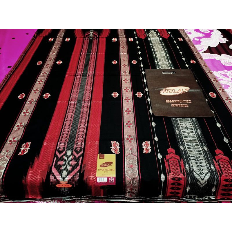 Sarung atlas super premium bronze motif bhs