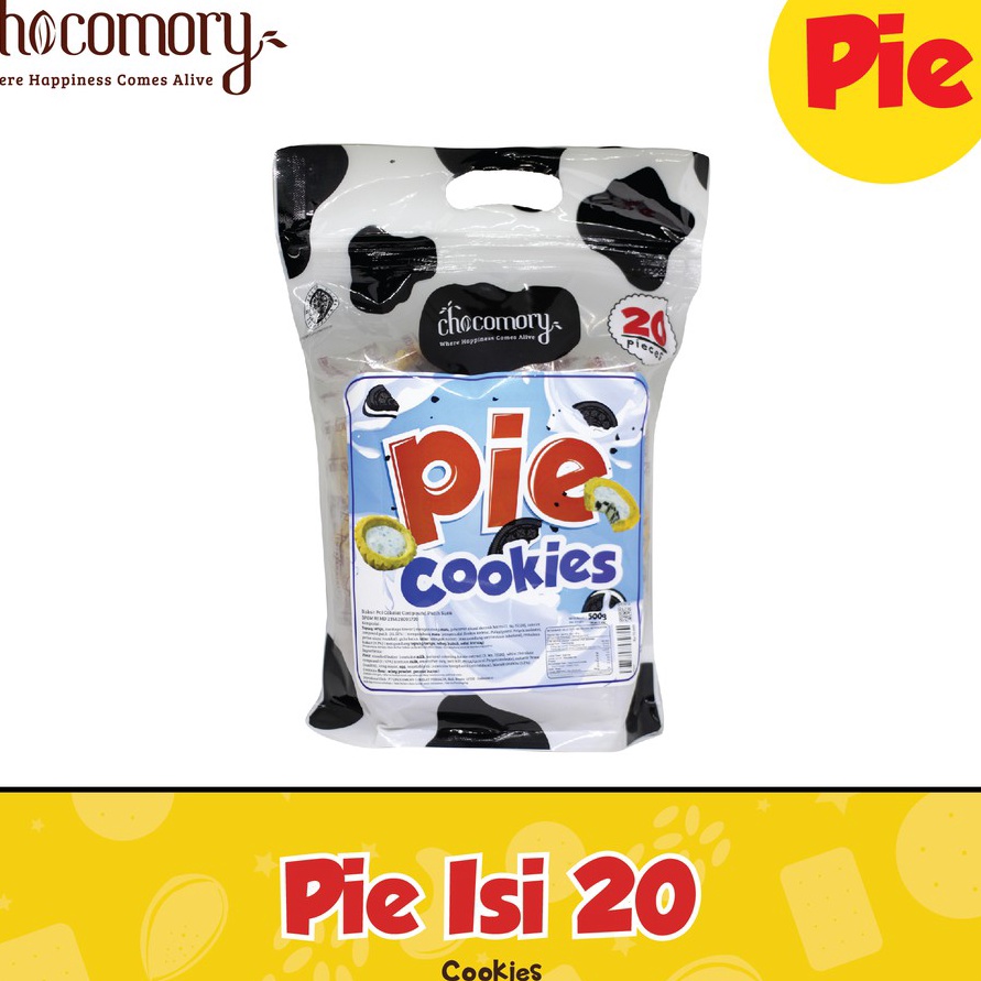 

12.12 FLASH SALE Chocomory Cookies n Cream Pie isi 20 500g serbuuu !