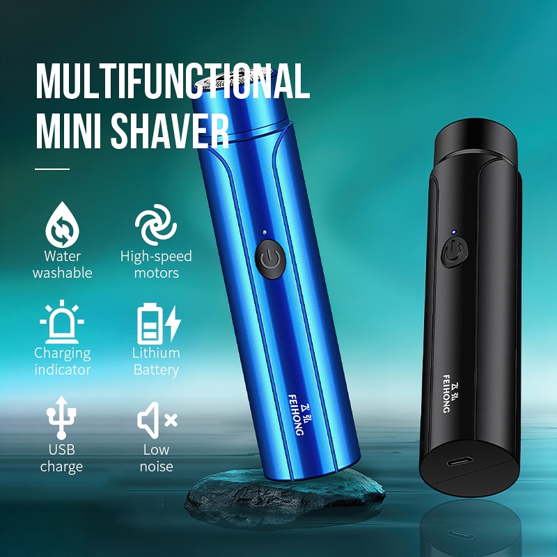 ZHYO Alat cukur jenggot alat pencukur bulu ketiak alat cukur bulu kemaluan cukur jenggot elektrik