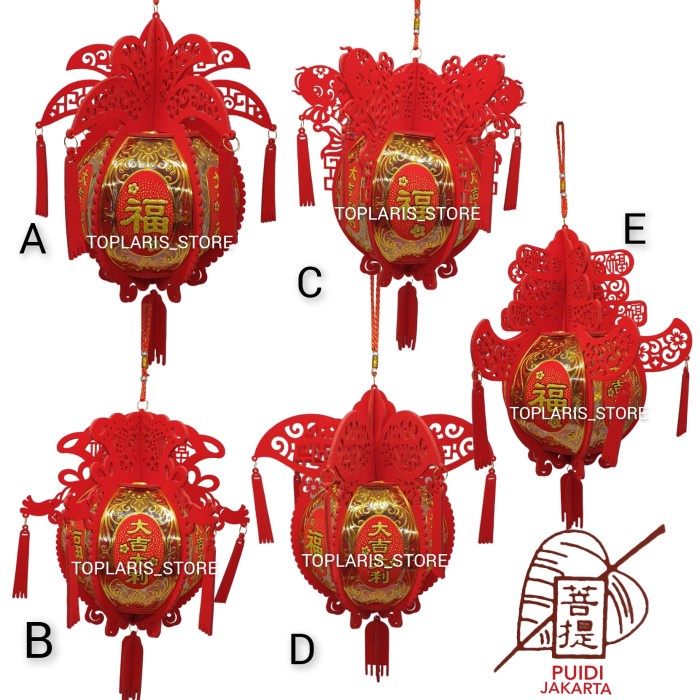 Terlaris Lampion Imlek Nanas Hoki