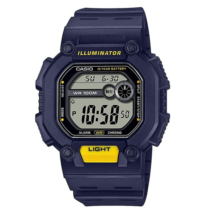 Casio W-737H-2Avdf - Jam Tangan Pria - Dital Biru W737H W-737H-2A