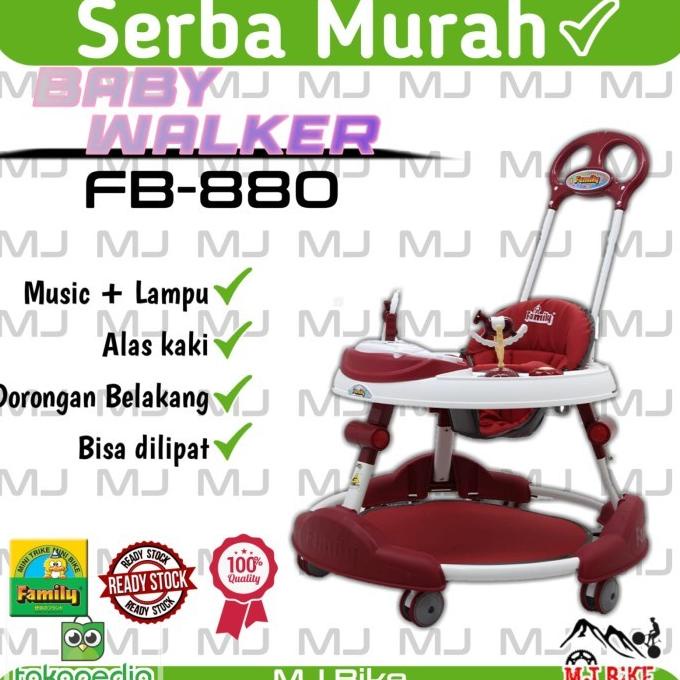 [Promo Diskon ] Baby Walker Family Fb 880 Family Baby Walker Fb-880 Galastiarala