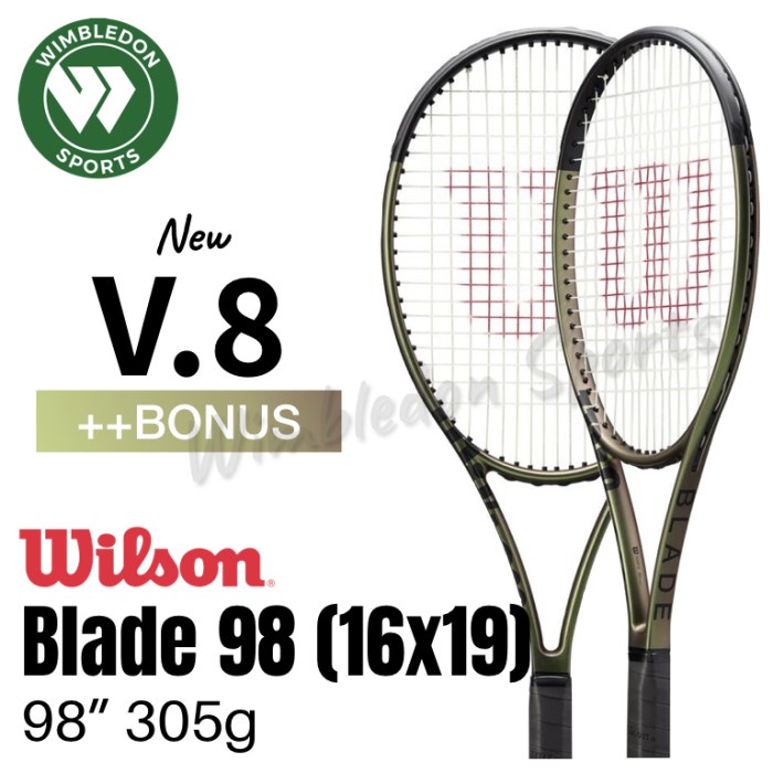 Bestseller Raket Tenis Wilson Blade 98 16X19 V8 / Raket Wilson Blade V8