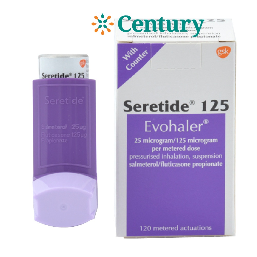 SERETIDE INHALER 25/125 MCG 120 DOSIS 1 PCS / INHALASI / OBAT ASMA