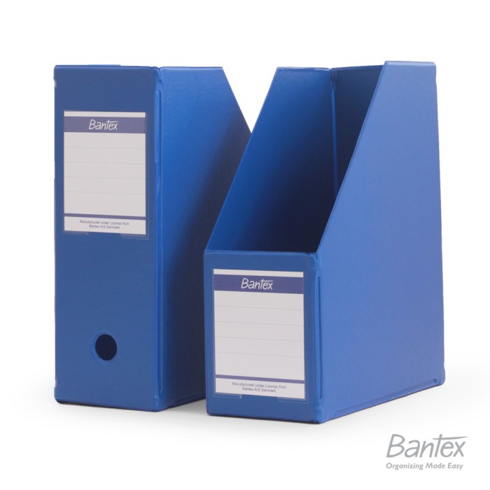 

Best Seller Bantex Box File Magazine File Extra Jumbo Folio Cobalt Blue #4021 11