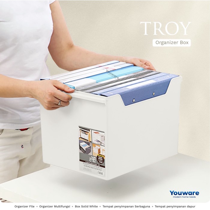 

Best Seller Youware - Troy Folder Storage Box Plastic Storage Bantex Clear Holder