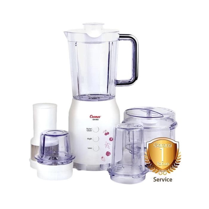 COSMOS Blender Plastik BLENZ 1.2 Liter 4 in 1 - CB 802 cb802 cosmos