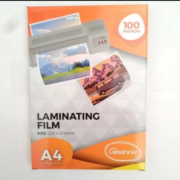 Terlaris Plastik Laminating A4 Per Pack