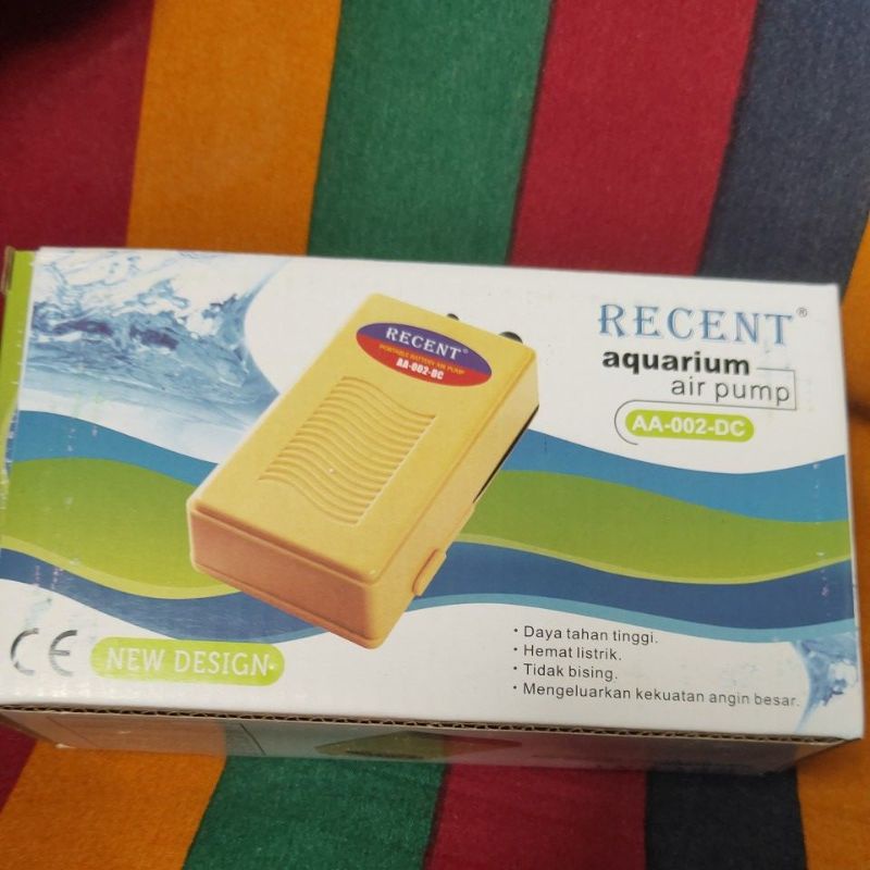 Airpump / aerator BATERAI aquarium mesin Aquarium / mesin baterai