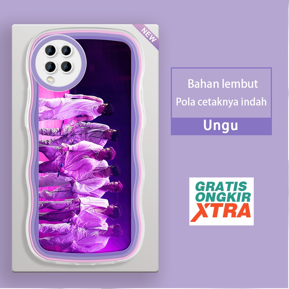 Mulia Samsung M02 M11 M12 M22 M32 M10 M21 M30S M23 5G Casing Ponsel  Konser BTS Korea  warna-warni g