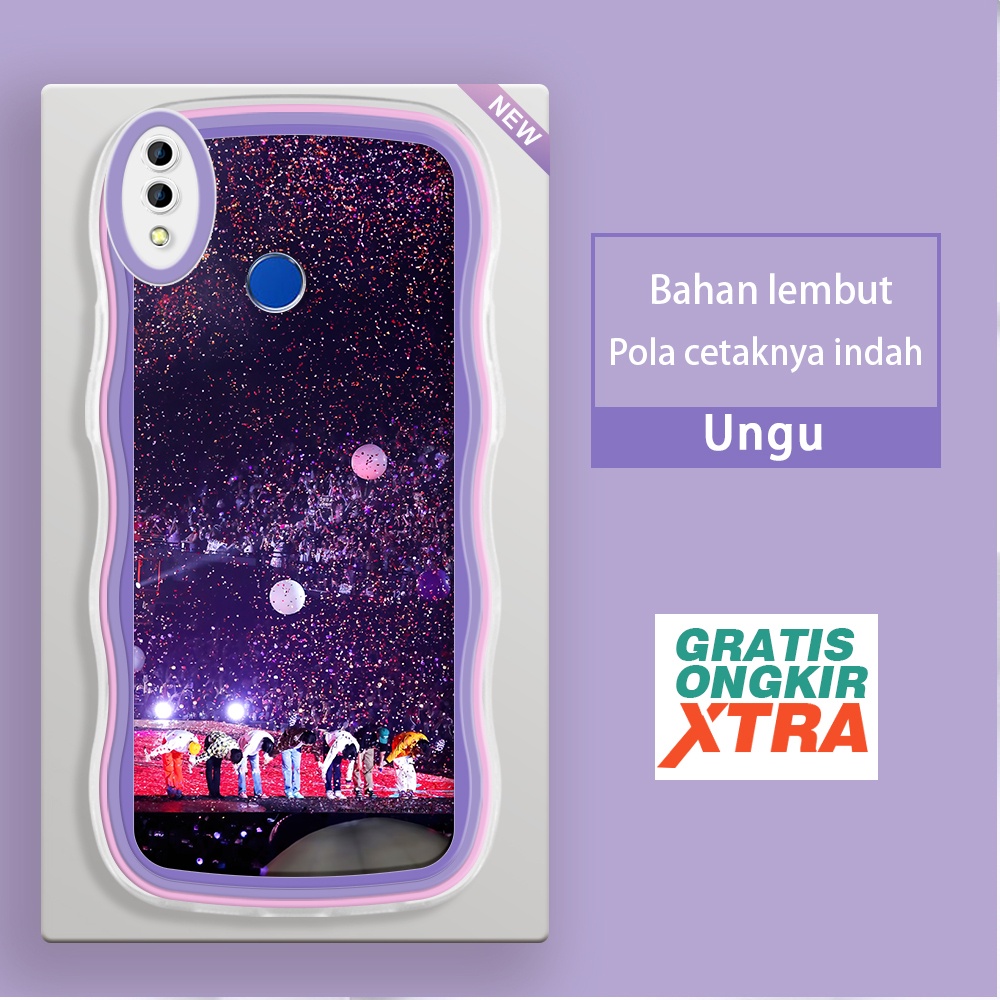 Mulia Realme 3 pro C1 C2  Casing Ponsel  Terima kasih konser BTS  warna-warni gelombang batas sofe C