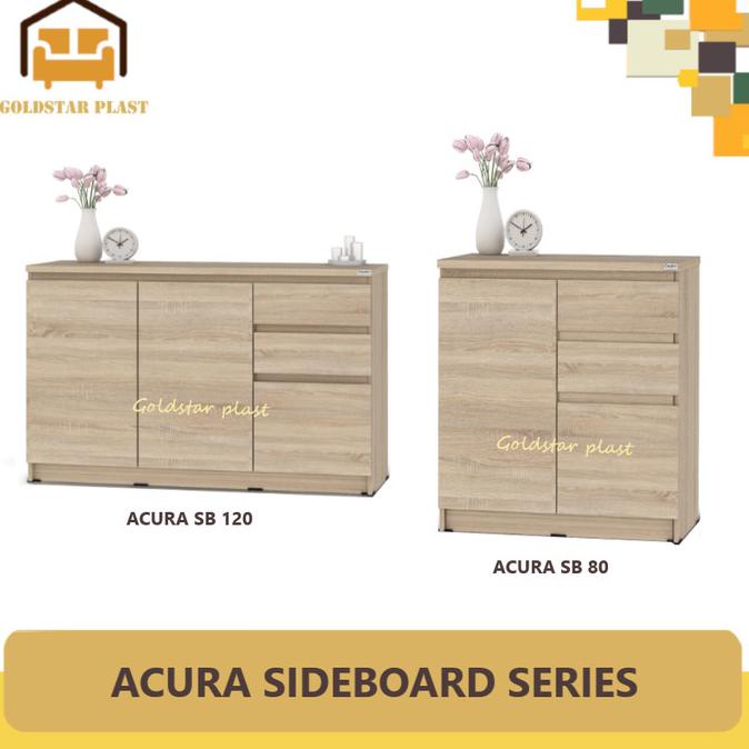 Lemari Bufet Minimalis | Lemari Cabinet Credenza | Acura Sb 120/Sb 80