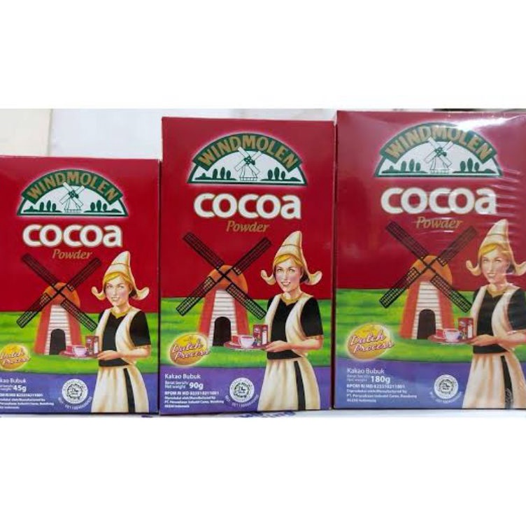 

(COD )NEW_PRODUCT Windmolen Cocoa Powder 45gr, 80gr, 165gr