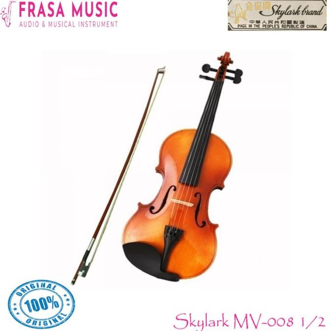 Jual | Baru Biola Skylark Ukuran 1/2 Mv008 / Mv 008 / Mv-008 Violin Original