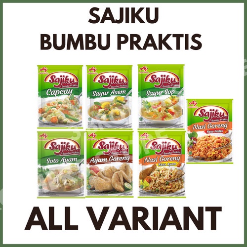 

(RENCENG) SAJIKU BUMBU INSTANT SIAP PAKAI 20 GR X 10 PCS ALL VARIAN