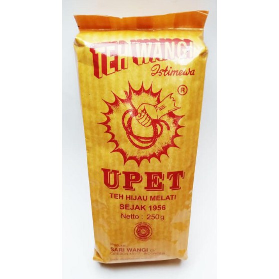 

TEH UPET THE HIJAU MELATI ISTIMEWA KHAS CIREBON 250 GRAM UPET