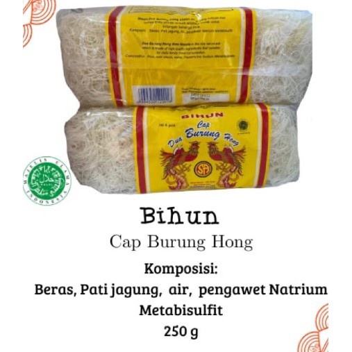 

BIHUN HONG 250 GRAM CAP 2 BURUNG HONG