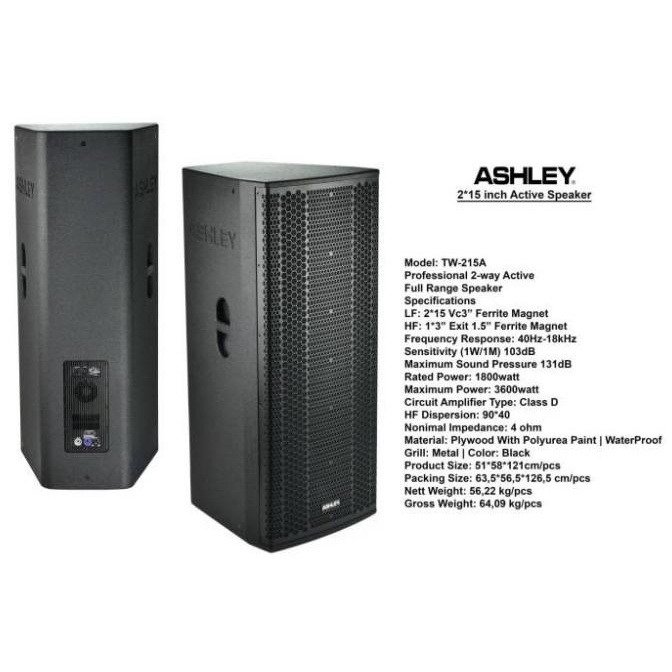 Speaker Aktif Ashley Tw215A Tw 215 A Tw215 A Tw 215A Original Tantanmall1