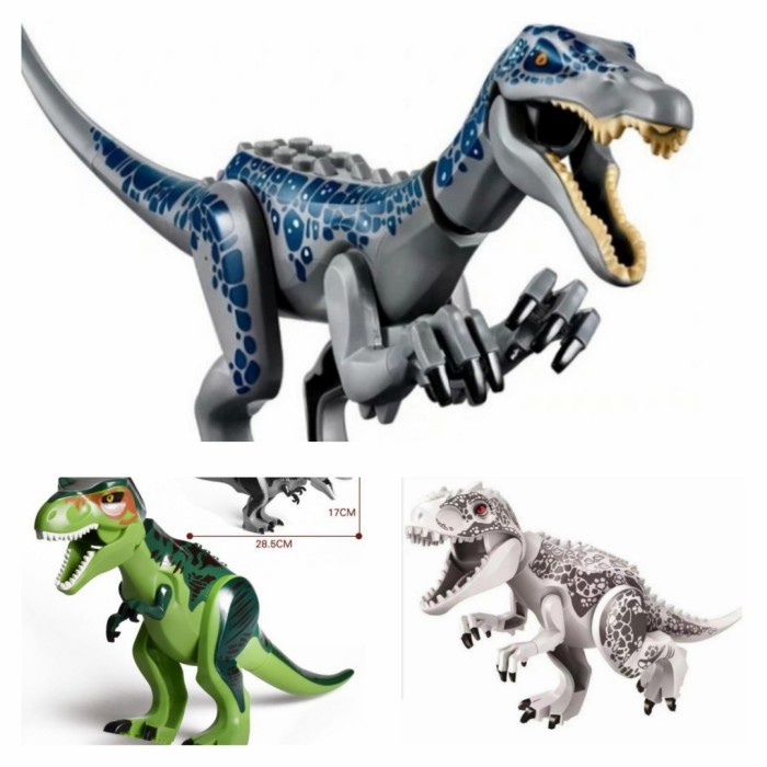 HOT SALE!!! LEGO PUTIH DINOSAURUS WORLD INDOMINUS HIJAU BARYONIX TERMURAH