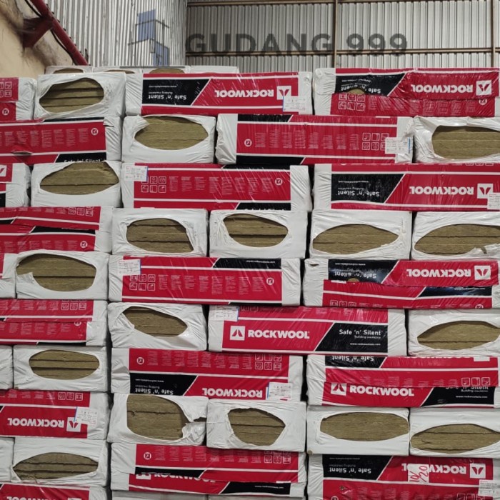 Terlaris Rockwool / Peredam D40 5Cm / Peredam Ruangan / Rokwol / Peredam Suara