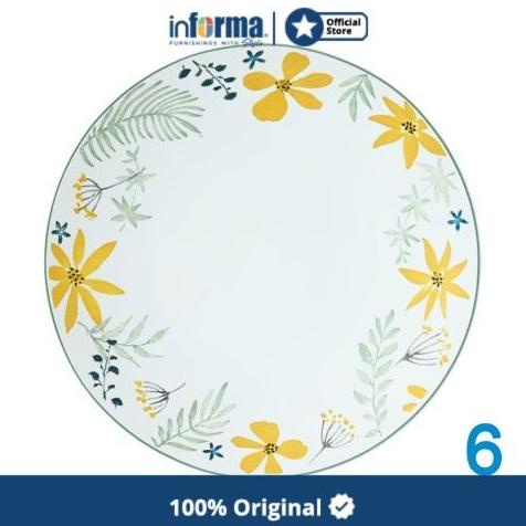 Informa Piring Set Dinner Plate Pallete Felicia Yellow (6)