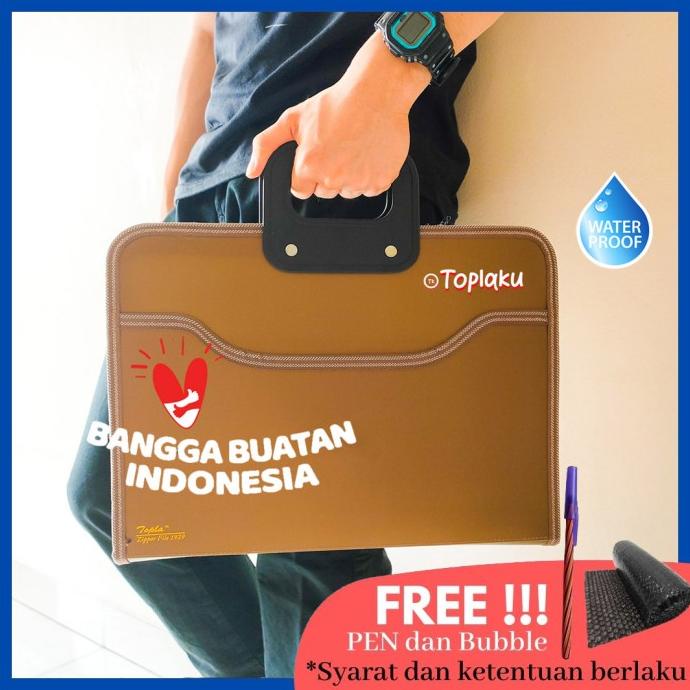 

Tas Berkas Map Dokumen Anti Air Resleting Besar File Document Bag