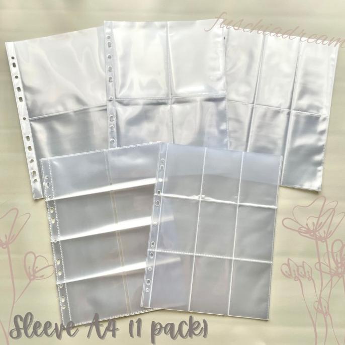 

Sleeve A4 2P/3P/4P/5P/6P/8P/9P/10P/12P/20P for 2/3/4 Ring (1 pak)